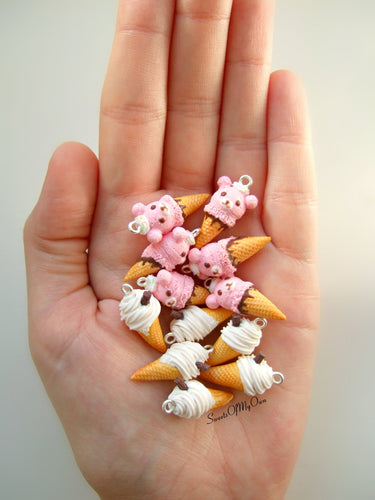 Vanilla 99 Ice Cream - Dangle Earrings